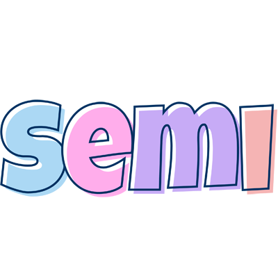 Semi pastel logo