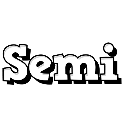 Semi snowing logo