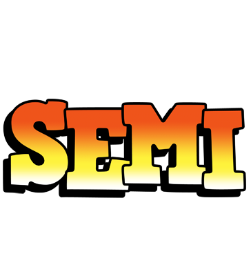 Semi sunset logo
