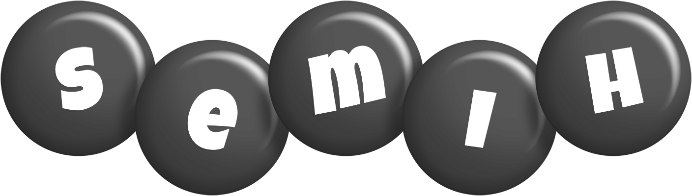Semih candy-black logo