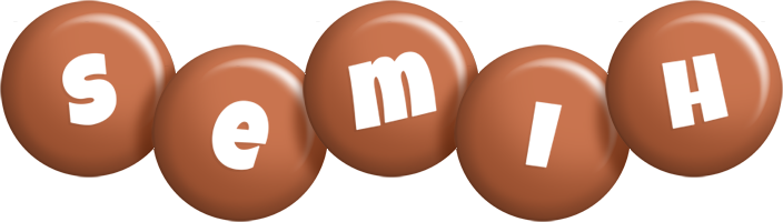 Semih candy-brown logo