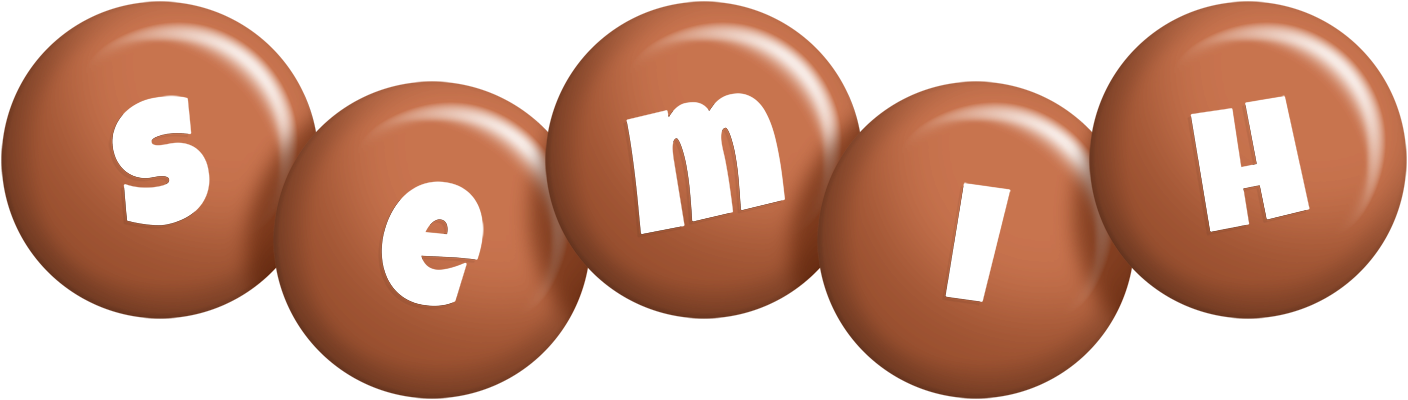 Semih candy-brown logo