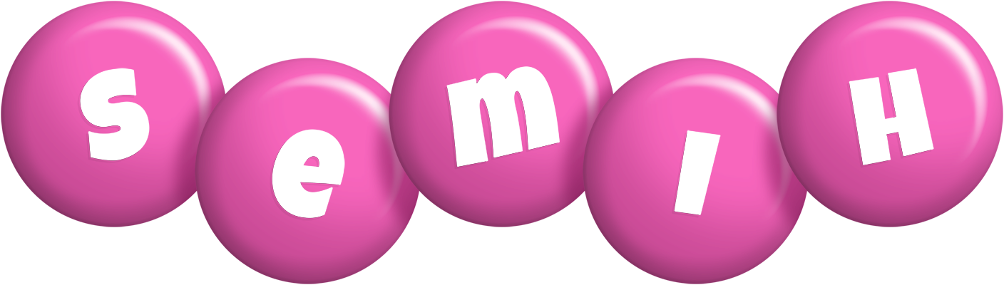 Semih candy-pink logo