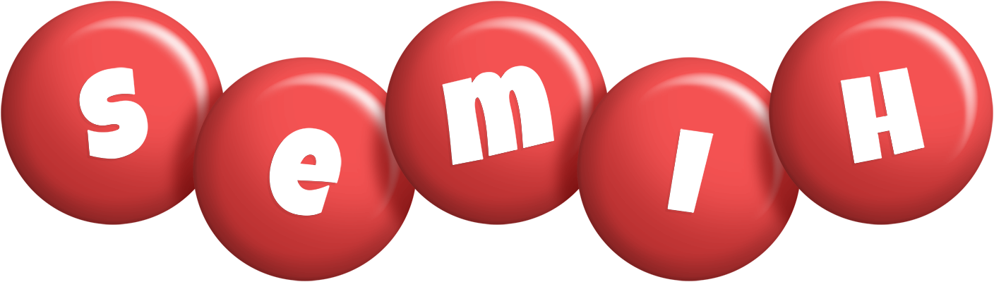 Semih candy-red logo