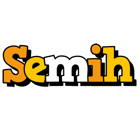 Semih cartoon logo