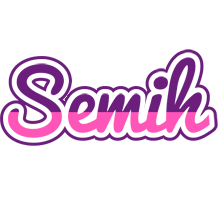 Semih cheerful logo