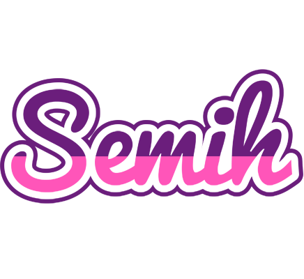 Semih cheerful logo