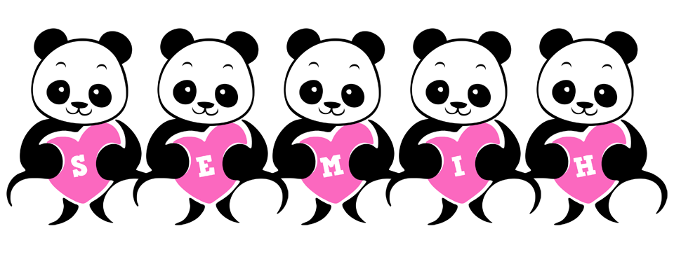 Semih love-panda logo