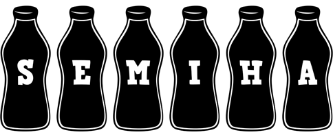 Semiha bottle logo