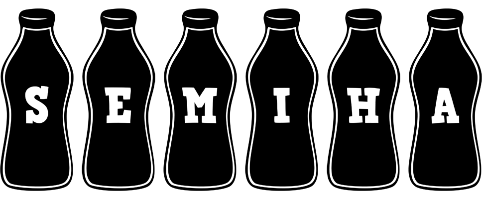 Semiha bottle logo