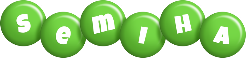 Semiha candy-green logo