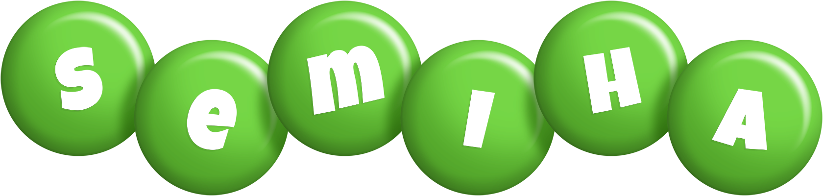 Semiha candy-green logo