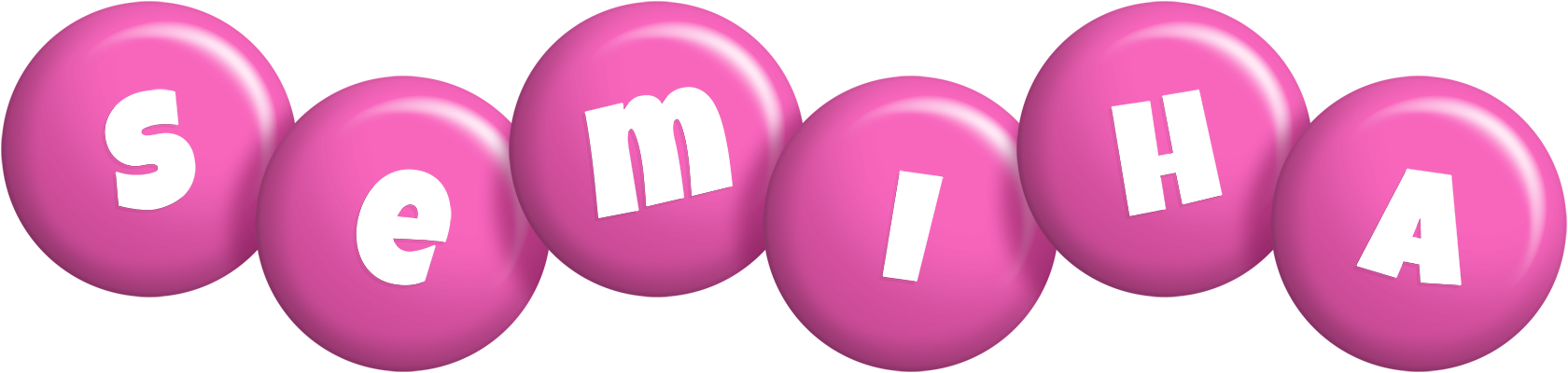 Semiha candy-pink logo