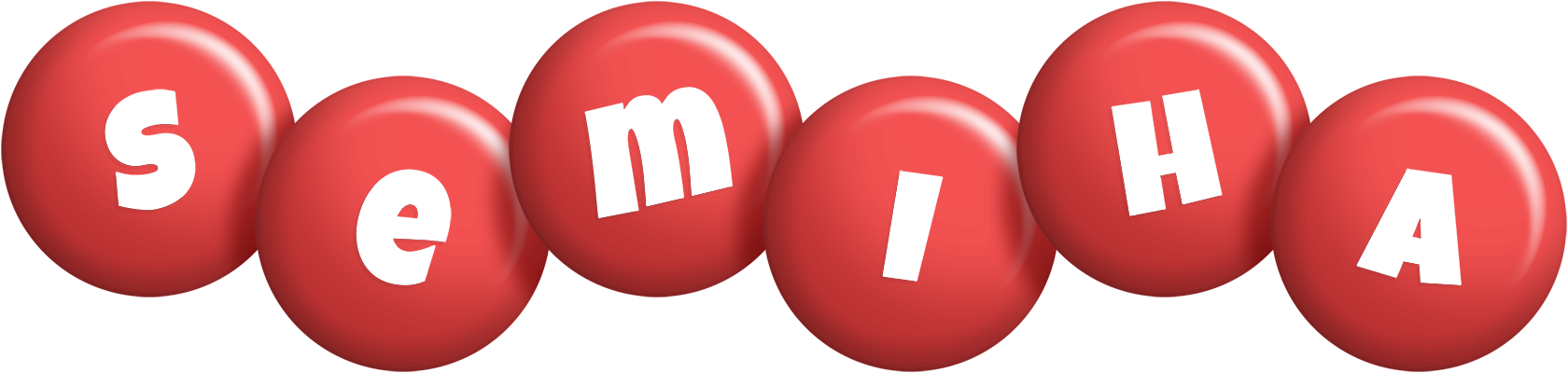 Semiha candy-red logo