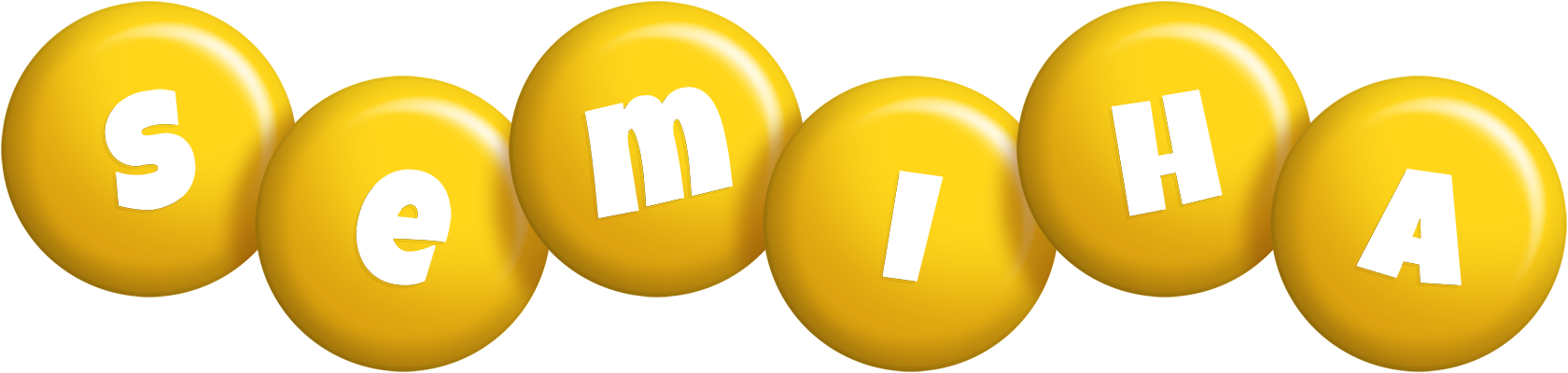 Semiha candy-yellow logo