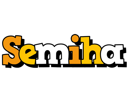 Semiha cartoon logo