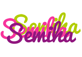 Semiha flowers logo