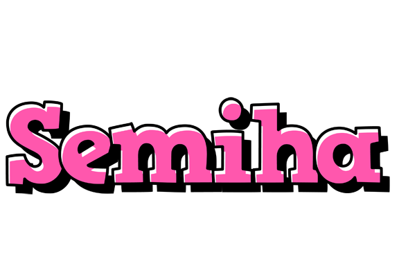 Semiha girlish logo