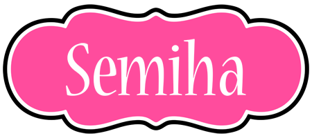 Semiha invitation logo