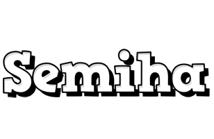 Semiha snowing logo