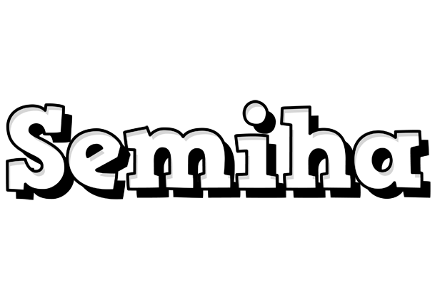 Semiha snowing logo