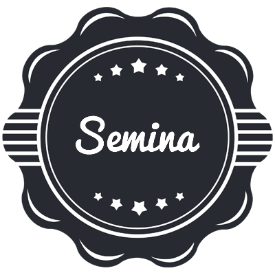 Semina badge logo