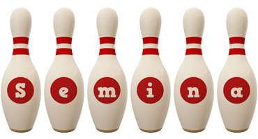 Semina bowling-pin logo