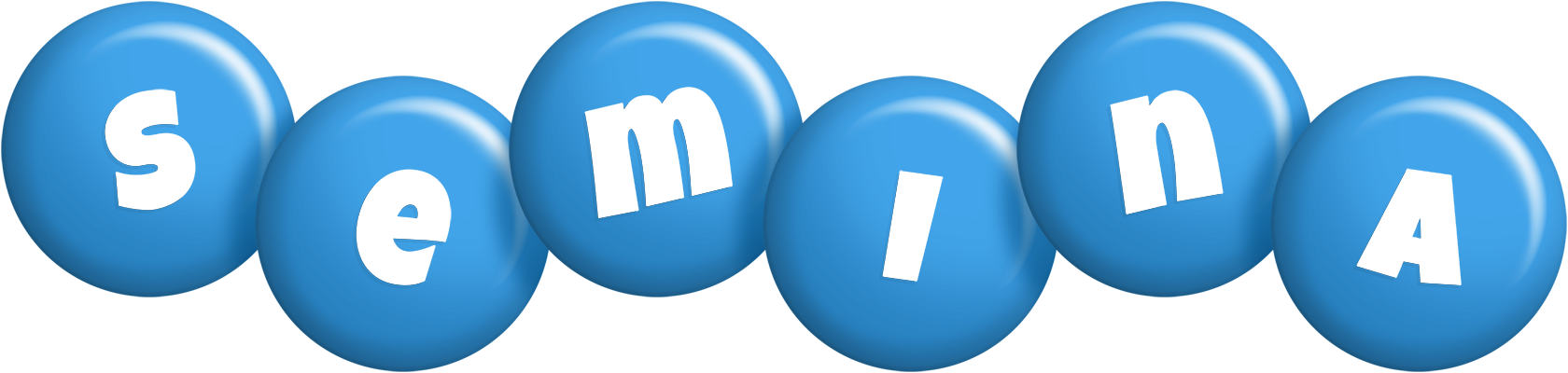 Semina candy-blue logo