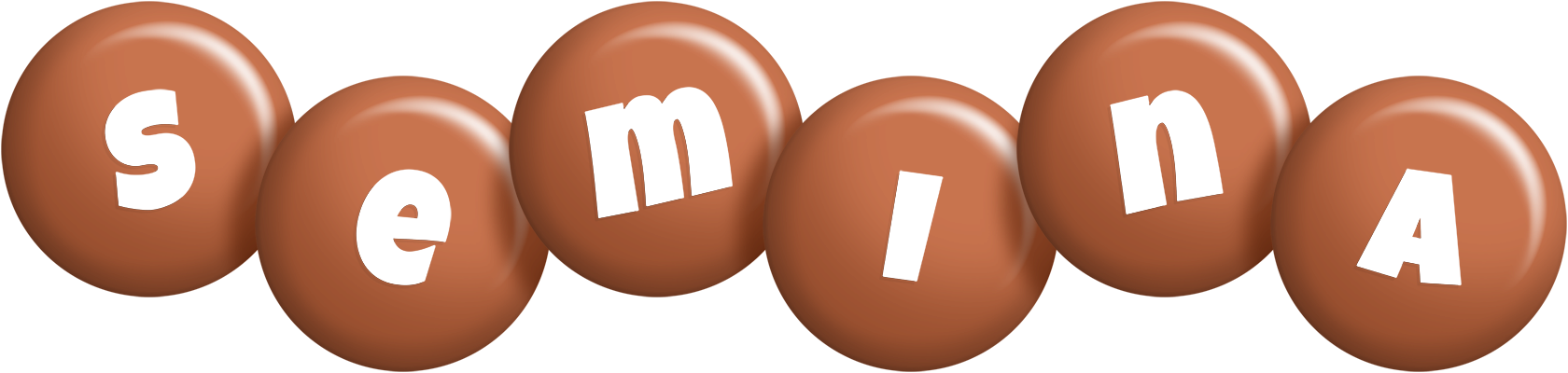 Semina candy-brown logo