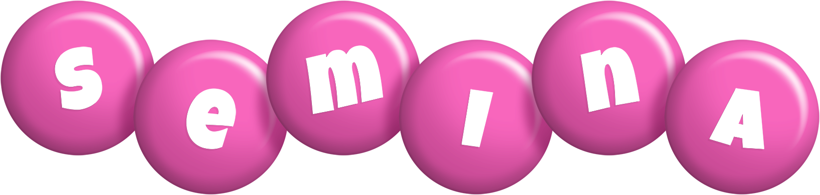 Semina candy-pink logo