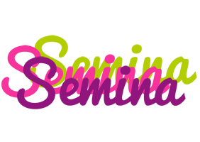 Semina flowers logo