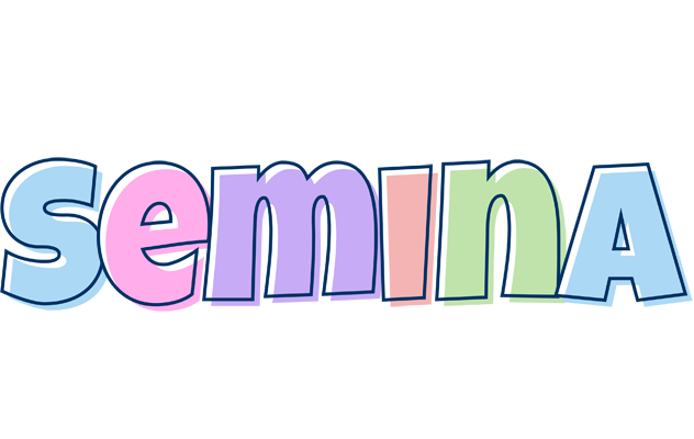 Semina pastel logo