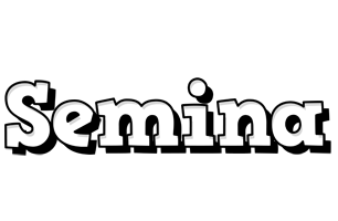 Semina snowing logo