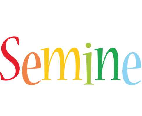 Semine birthday logo
