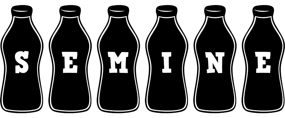 Semine bottle logo