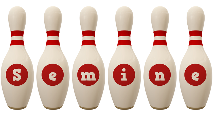 Semine bowling-pin logo