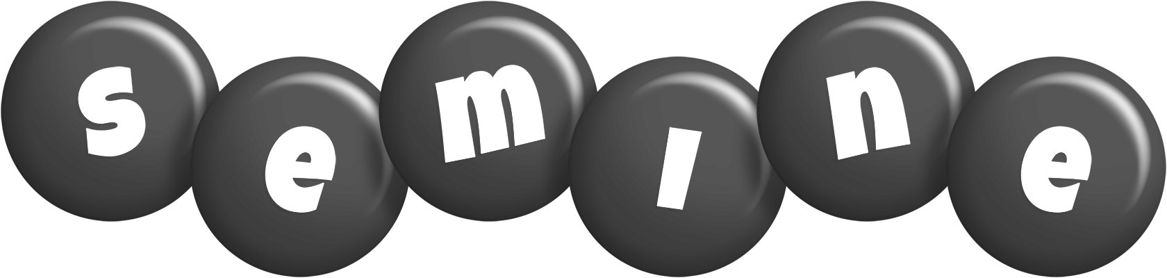 Semine candy-black logo