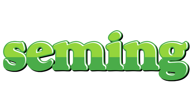 Seming apple logo