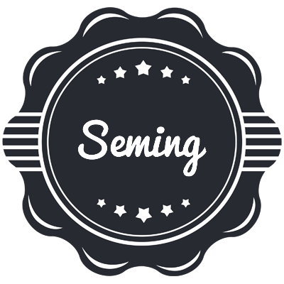 Seming badge logo