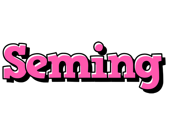 Seming girlish logo
