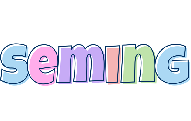 Seming pastel logo