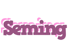 Seming relaxing logo