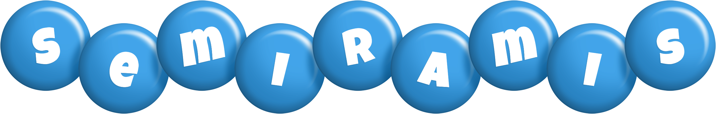 Semiramis candy-blue logo