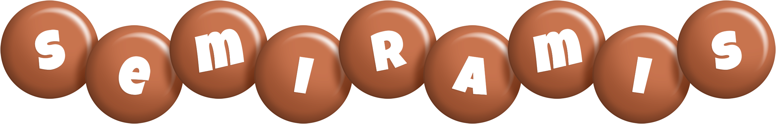 Semiramis candy-brown logo