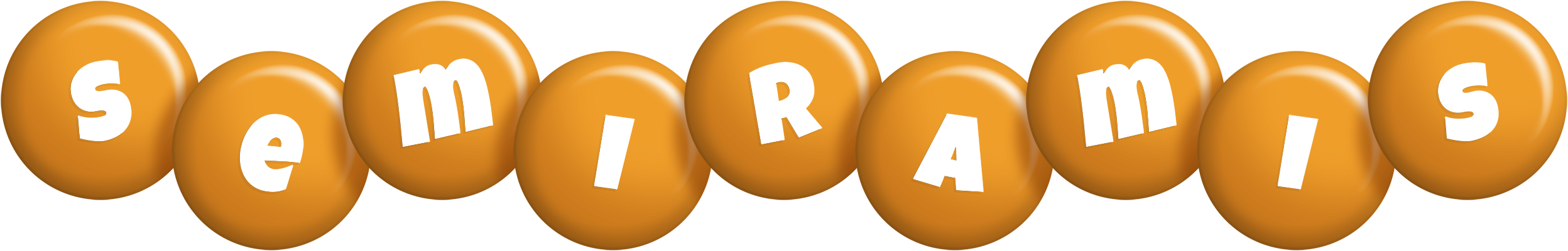 Semiramis candy-orange logo