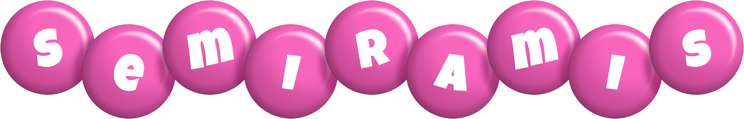 Semiramis candy-pink logo