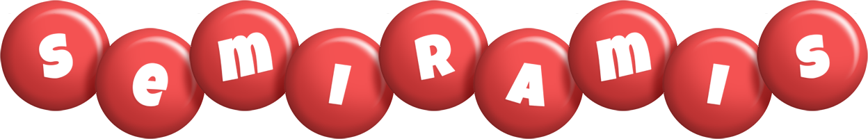 Semiramis candy-red logo