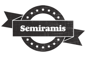 Semiramis grunge logo