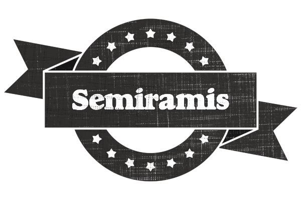 Semiramis grunge logo
