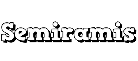 Semiramis snowing logo